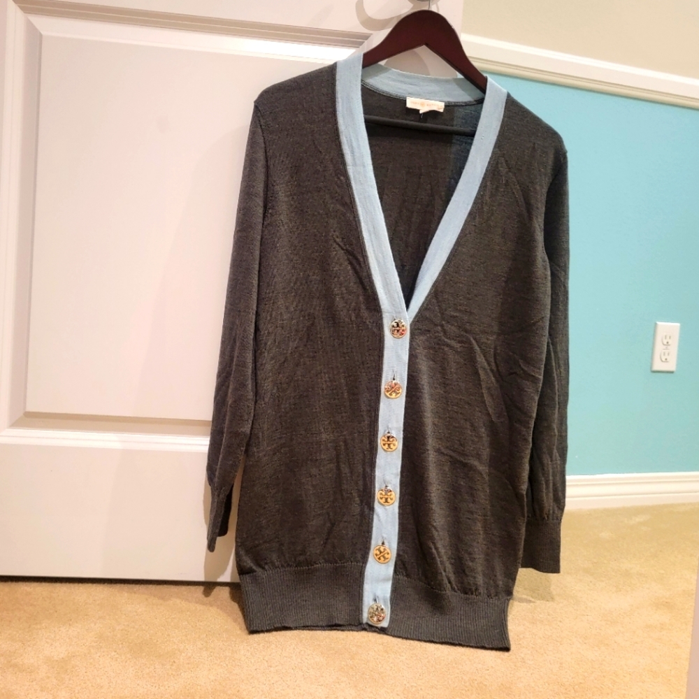 Tory burth cardigan